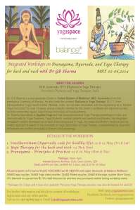 Dr Sharma workshop flyer_May 2014